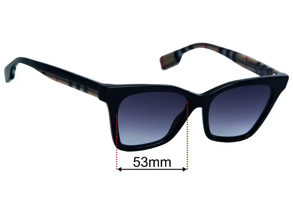 Burberry B 4346 Elsa 53mm Replacement Lenses